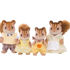 Sylvanian Families Famille écureuil roux - 3136^ Mini-Univers|La Ville, La Police Et Les Secours