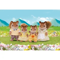Sylvanian Families Famille écureuil roux - 3136^ Mini-Univers|La Ville, La Police Et Les Secours
