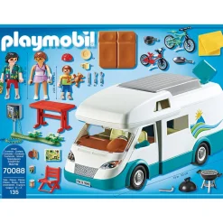 Playmobil Famille et camping-car Family Fun 70088^ Le Sport, Les Loisirs Et Les Vacances