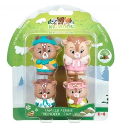 Vulli Famille Glagla 4 personnages Klorofil^ Les Animaux