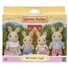 Sylvanian Families Famille lapin crème 5706^ Les Héros Et Personnages