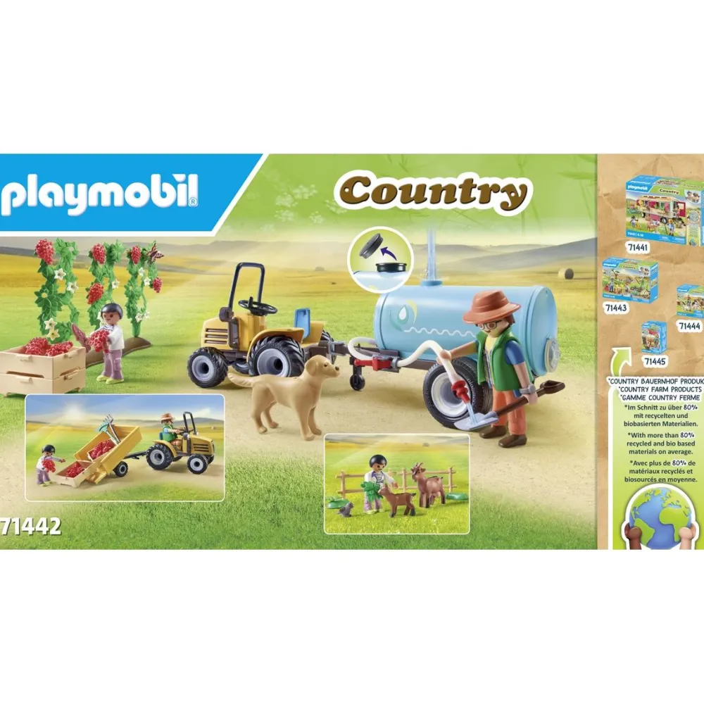 Playmobil Fermier avec tracteur et citerne - Country 71442^ La Ferme Et L'Univers Agricole