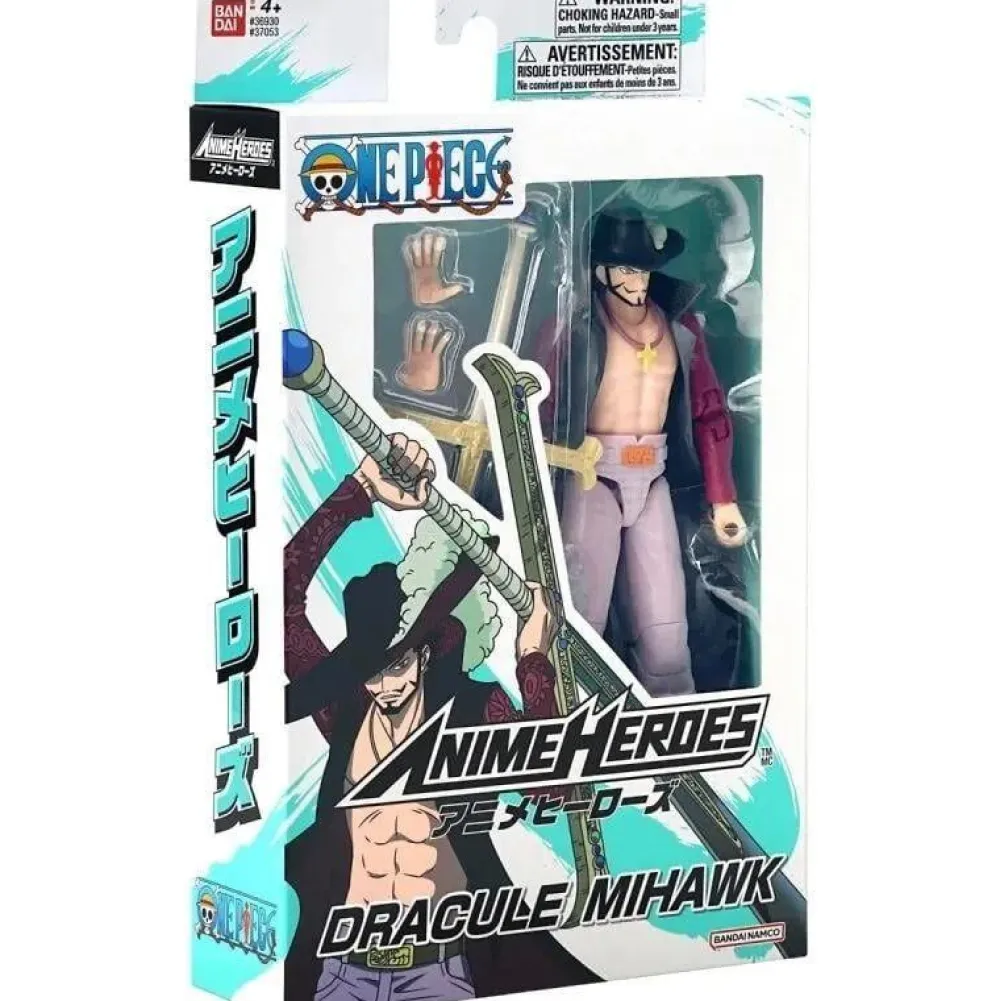Bandai Figurine Anime Heroes One Piece Dracule Mihawk^ Les Héros Et Personnages