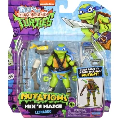 Giochi Preziosi Figurine articulée 12 cm Tortues Ninja mutations Mix & Match - Leonardo^ Les Figurines Interactives Et À Fonction