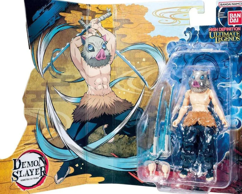 Bandai Figurine articulée 12cm Demon Slayer Inosuke^ Les Héros Et Personnages