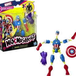 Hasbro Figurine Avengers - Captain America - Mix Mashers^ Les Figurines Interactives Et À Fonction