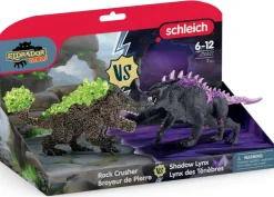 Schleich Figurine Eldrador - Lynx des ténèbres vs Broyeur de pIerre^ Les Monstres, Les Robots Et La Science-Fiction