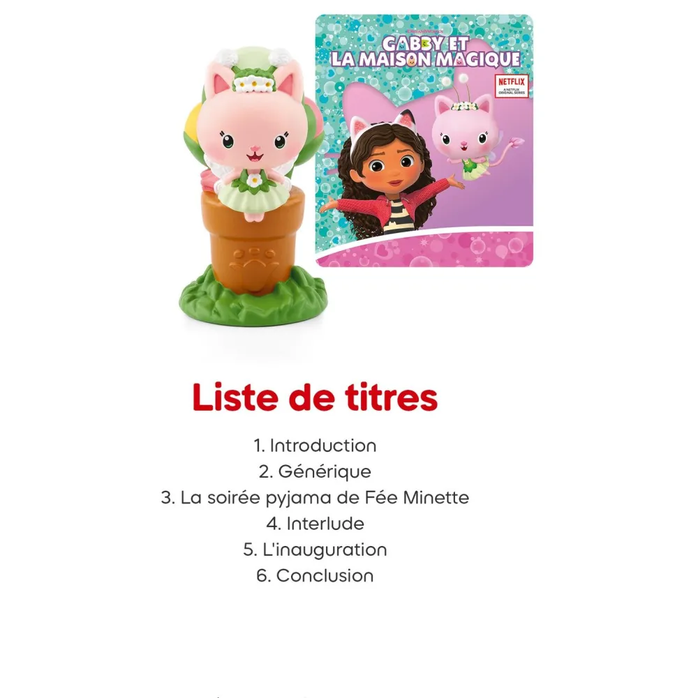tonies Figurine Fée Minette - Gabby et la maison magique^ Ordinateurs Et Tablettes Éducatives