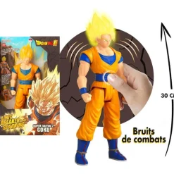 Bandai Figurine géante sparking - son et lumière Goku super Saiyan 2 - Dragon Ball^ Les Héros Et Personnages