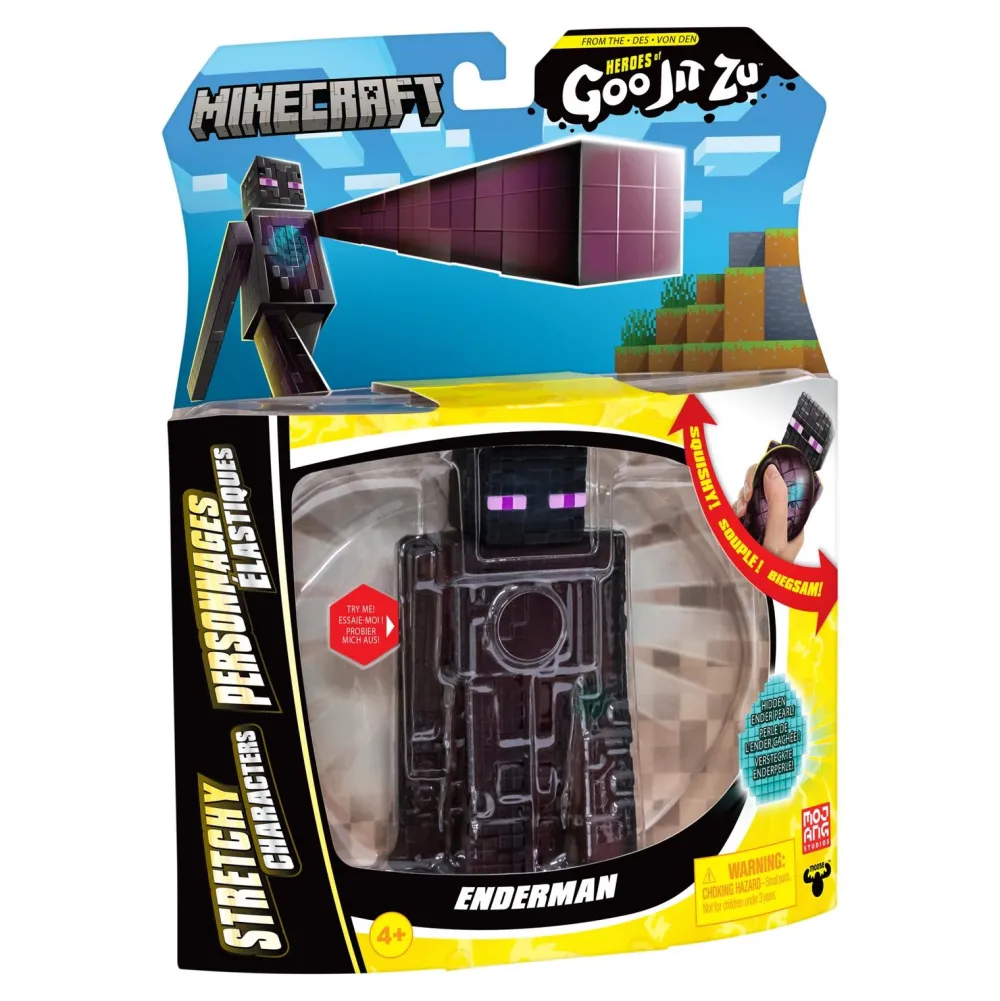 Moose Figurine Goo Jit Zu Enderman - Minecraft^ Les Figurines Interactives Et À Fonction