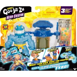 Moose Figurine Goo Jit Zu Hero Creator Tyro phosphorescent^ Les Figurines Interactives Et À Fonction