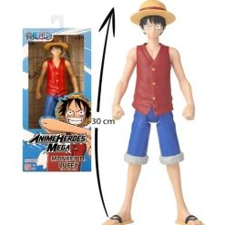 Bandai Figurine One Piece - Monkey D Luffy 30 cm - Anime Heroes^ Les Héros Et Personnages
