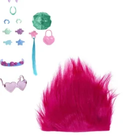 Mattel Figurine Poppy Hair Pops surprise 3 en 1^ Les Figurines Interactives Et À Fonction