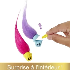 Mattel Figurine Poppy Hair Pops - Trolls^ Les Héros Et Personnages