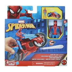 Hasbro Figurine Spiderman Sur Moto 10 Cm -^ Les Héros Et Personnages