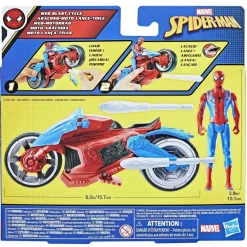 Hasbro Figurine Spiderman Sur Moto 10 Cm -^ Les Héros Et Personnages