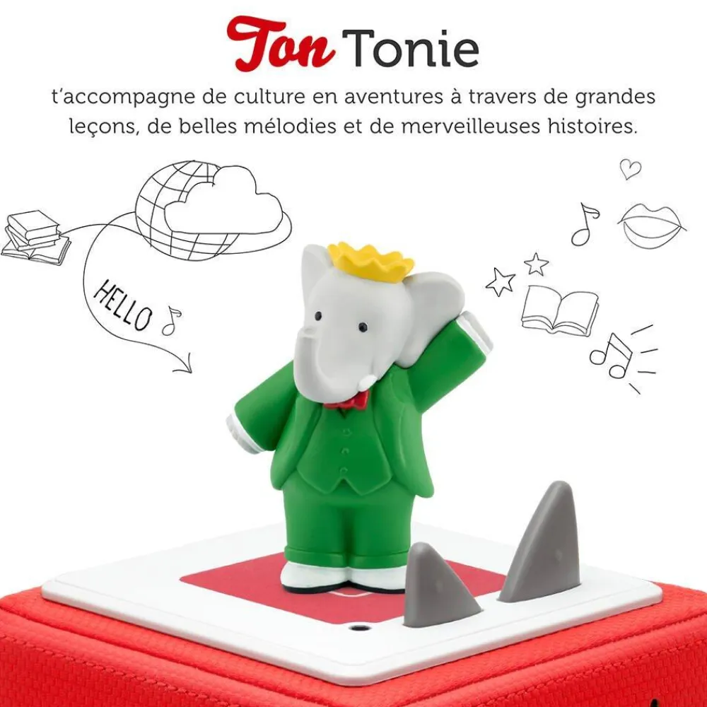 tonies Figurine Tonie - Babar Les chasses aux trésors de Babar^ Ordinateurs Et Tablettes Éducatives