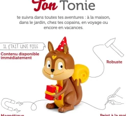 tonies Figurine Tonie - Écureuil Mes comptines préférées pour faire la fête^ Ordinateurs Et Tablettes Éducatives