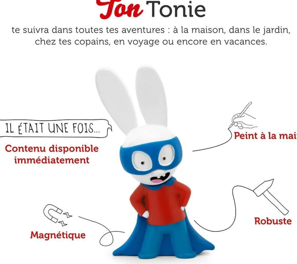tonies Figurine Tonie - Simon Super Lapin^ Ordinateurs Et Tablettes Éducatives
