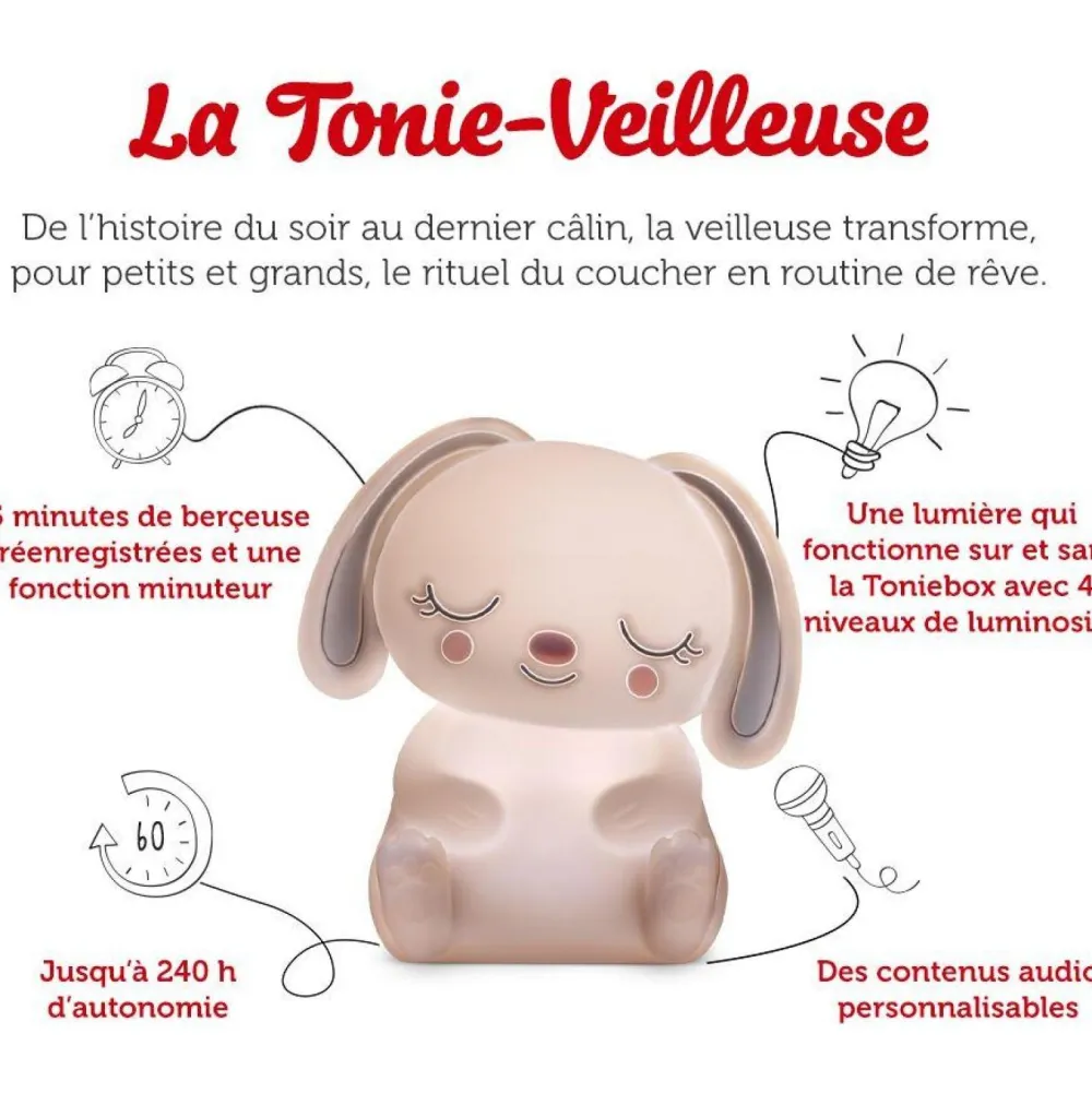 tonies Figurine Tonie - Veilleuse doudou lapinou^ Ordinateurs Et Tablettes Éducatives|Mobiles Et Veilleuses