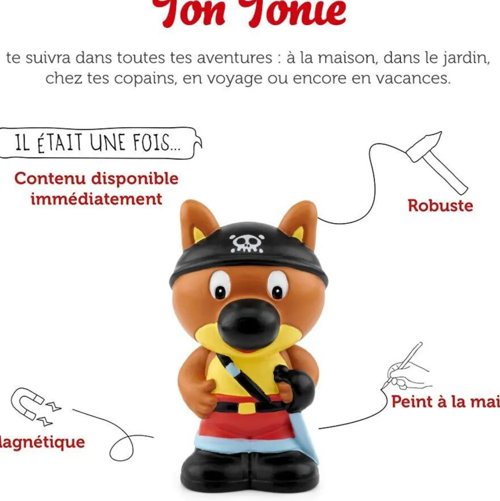 tonies Figurine Tonie Mini Loup Pirate^ Ordinateurs Et Tablettes Éducatives