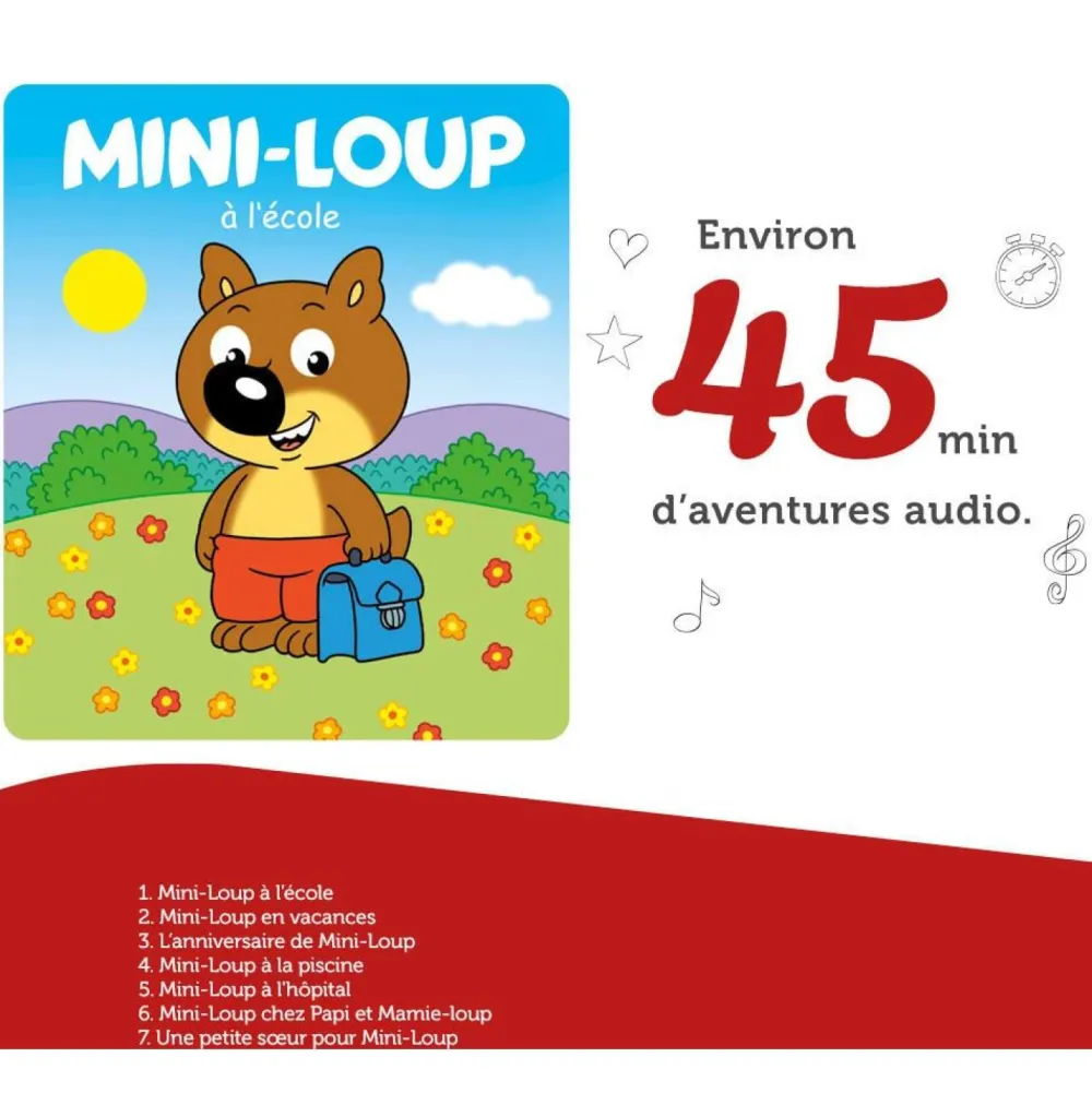 tonies Figurine Tonie Mini Loup à l'école^ Ordinateurs Et Tablettes Éducatives