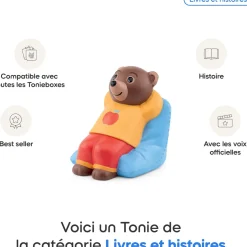 tonies Figurine Tonie Petit ours brun Volume 3^ Ordinateurs Et Tablettes Éducatives