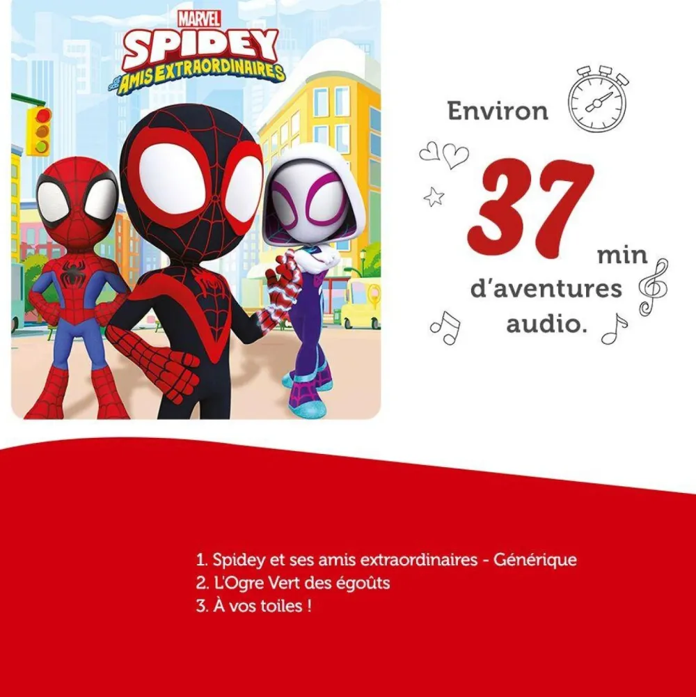 tonies Figurine Tonie Spidey Miles Morales^ Ordinateurs Et Tablettes Éducatives