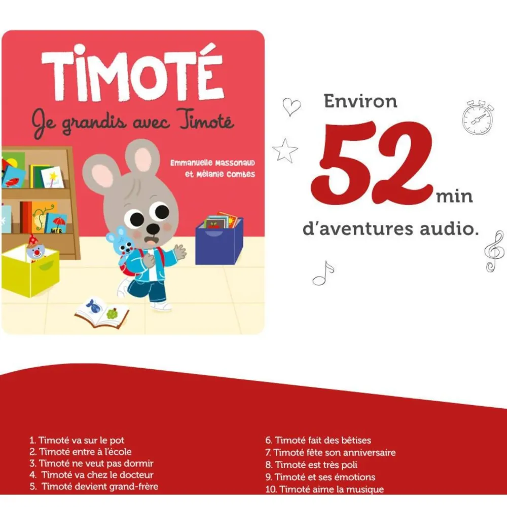 tonies Figurine - Je grandis avec Timote^ Ordinateurs Et Tablettes Éducatives
