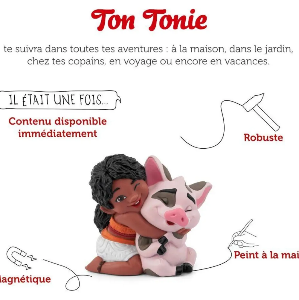 tonies Figurine Vaiana 2^ Ordinateurs Et Tablettes Éducatives