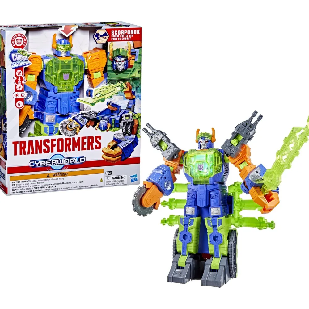 Hasbro Figurine Transformers Cyberworld Scorponok strike battle^ Les Figurines Interactives Et À Fonction