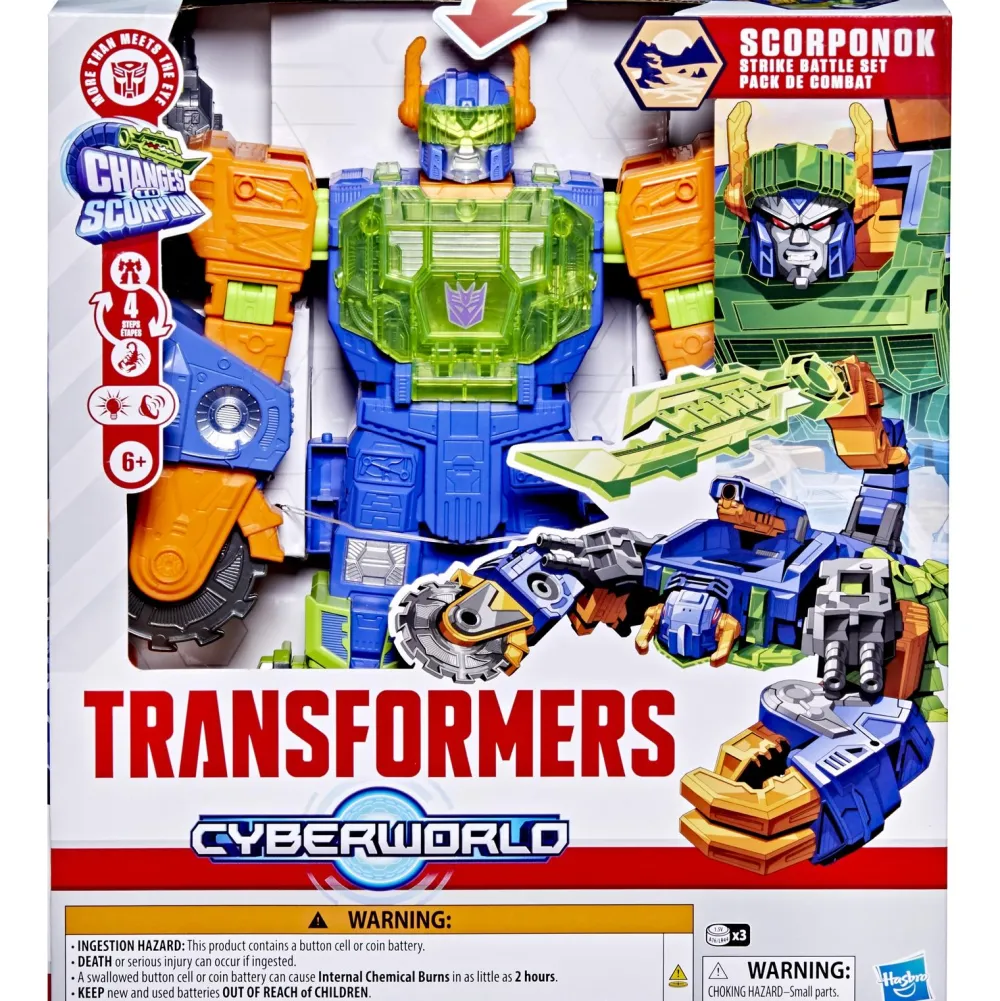 Hasbro Figurine Transformers Cyberworld Scorponok strike battle^ Les Figurines Interactives Et À Fonction