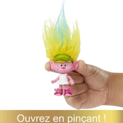 Mattel Figurine Viva Hair Pops - Trolls^ Les Héros Et Personnages