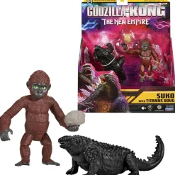 Giochi Preziosi Figurines articulées Suko 9 cm et Titanus 11 cm - Godzilla X Kong 2^ Les Monstres, Les Robots Et La Science-Fiction