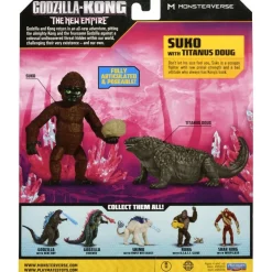 Giochi Preziosi Figurines articulées Suko 9 cm et Titanus 11 cm - Godzilla X Kong 2^ Les Monstres, Les Robots Et La Science-Fiction