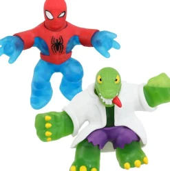 Moose Figurines Spiderman Vs Le Lezard 11cm De Goo Jit Zu Marvel^ Les Figurines Interactives Et À Fonction