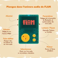 LUNII Flam, le baladeur aventures audio interactif -^ Karaoké, Lecteurs Cd Et Mp3 Et Casques