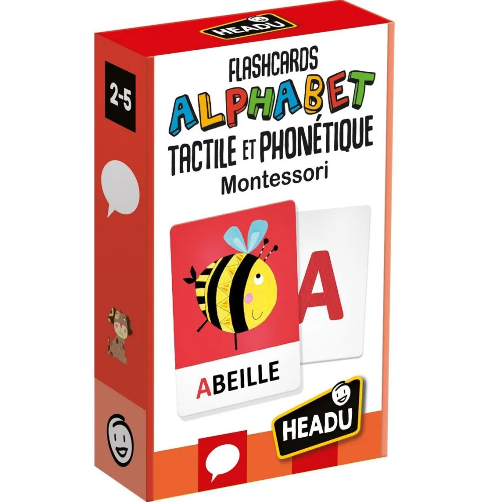 Headu Flashcards Tactile Montessori^ Autres Apprentissages