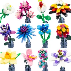 Fleur à construire^ Coffrets De Briques Et Construction Classique