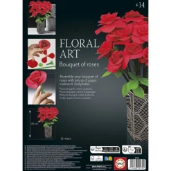 Educa Borras Floral art bouquet de roses^ Autres Jeux De Construction