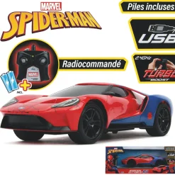 Majorette Ford GT 2017 Spider-Man radiocommandée - Echelle 1:16^ Voitures Radiocommandées