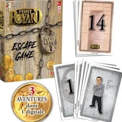 Lansay Fort Boyard - Escape Game^ Jeux De Stratégie Et De Réflexion|Quiz Et Devinettes