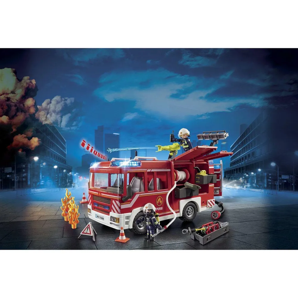 Varta Fourgon d'intervention des pompiers Playmobil City Action 9464^ Voitures Radiocommandées|La Ville, La Police Et Les Secours
