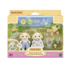 Sylvanian Families Frère Et Sœur Lapin Bélier - 5736 - Ensemble De Jardin^ Mini-Univers