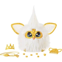 Hasbro Furby éclat doré^ Peluches Électroniques Interactives
