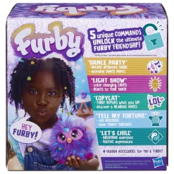 Hasbro Furby violet^ Peluches Électroniques Interactives