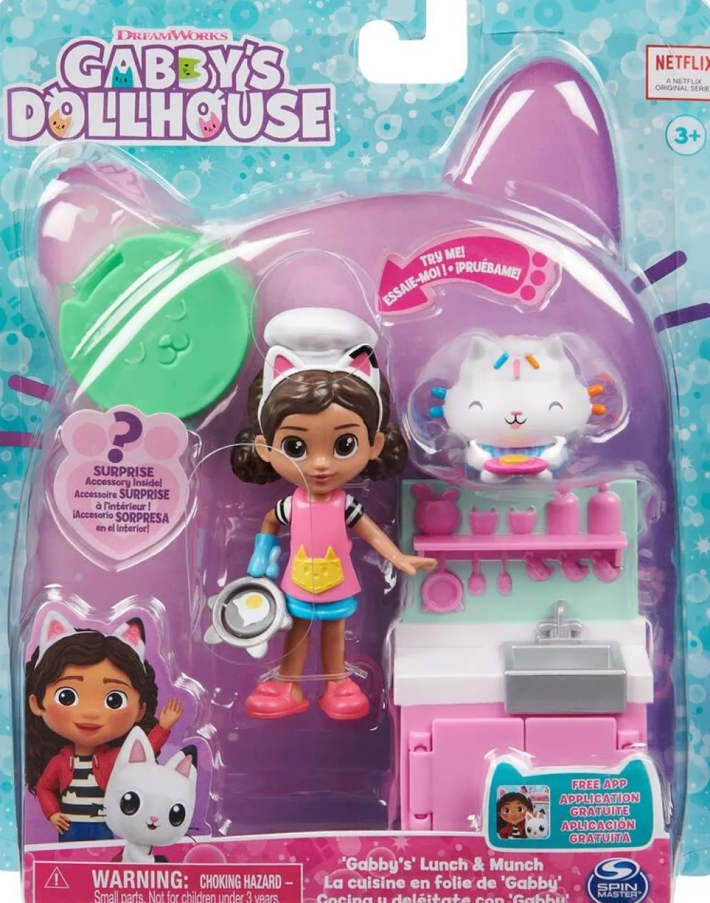 Spin Master Gabby Et La Maison Magique - Pack De 2 Figurines Avec Accessoires Patisseries^ Mini-Univers