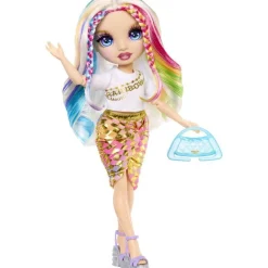 MGA Garde robe arc en ciel avec poupée Rainbow High^ Poupées Mannequins