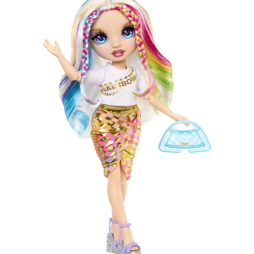 MGA Garde robe arc en ciel avec poupée Rainbow High^ Poupées Mannequins