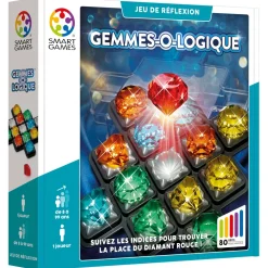 Smart Games Gemmes-o-logique - Jeu SmartGames^ Jeux De Stratégie Et De Réflexion